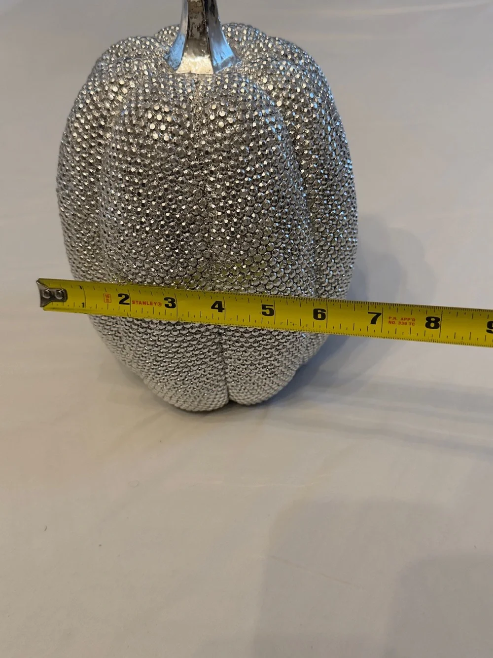Zgallerie Sparkling Crystal Pumpkin Silver